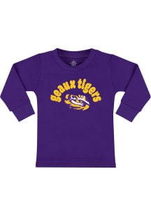 LSU Tigers Toddler Purple Team Chant Long Sleeve T-Shirt