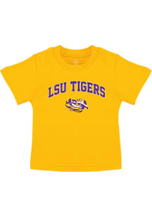 LSU Tigers Toddler Gold Arch Mascot Short Sleeve T-Shirt
