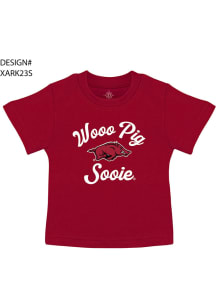 Arkansas Razorbacks Infant Team Chant Short Sleeve T-Shirt Cardinal