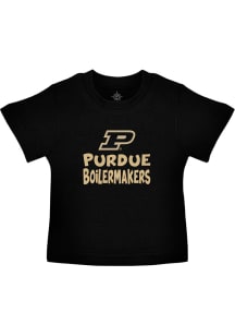 Purdue Boilermakers Toddler Black Playful Short Sleeve T-Shirt