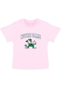 Notre Dame Fighting Irish Toddler Girls Pink Fighting Irish Short Sleeve T-Shirt