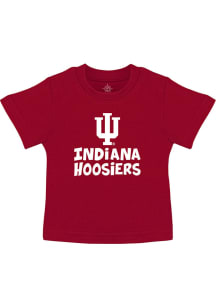 Infant Cardinal Indiana Hoosiers Playful Short Sleeve T-Shirt