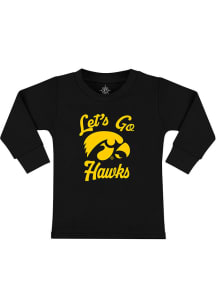 Iowa Hawkeyes Toddler Black Team Chant Long Sleeve T-Shirt