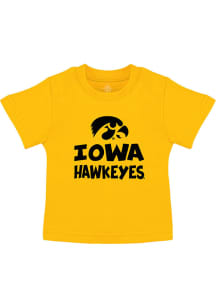 Iowa Hawkeyes Toddler Gold Playful Short Sleeve T-Shirt