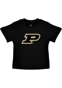 Toddler Black Purdue Boilermakers Primary Logo Short Sleeve T-Shirt