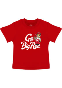 Nebraska Cornhuskers Toddler Red Team Chant Short Sleeve T-Shirt
