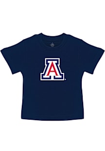 Arizona Wildcats Infant Primary Logo Short Sleeve T-Shirt Navy Blue