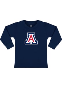 Arizona Wildcats Toddler Navy Blue Primary Logo Long Sleeve T-Shirt