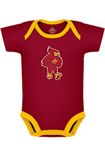 Iowa State Cyclones Baby  2 Tone Short Sleeve One Piece