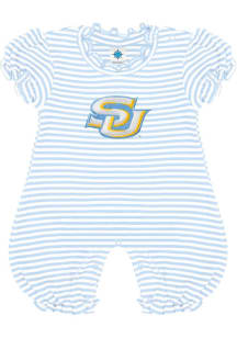 Southern University Jaguars Baby Light Blue Puff Sleeve Short Sleeve One Piece