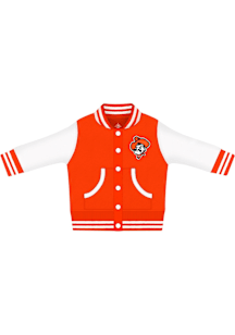 Oklahoma State Cowboys Baby Orange Varsity Light Weight Jacket
