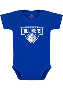 Saint Louis Billikens Baby Blue Primary Logo Short Sleeve One Piece