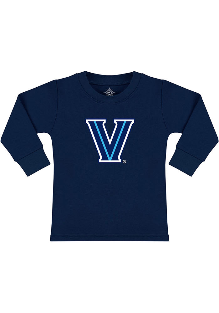 Villanova Wildcats Toddler NAVY Primary Logo Long Sleeve Tee