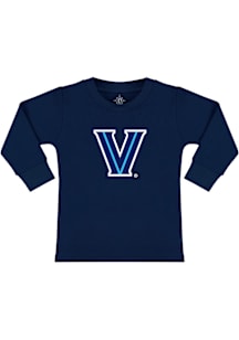 Villanova Wildcats Toddler Navy Blue Primary Logo Long Sleeve T-Shirt