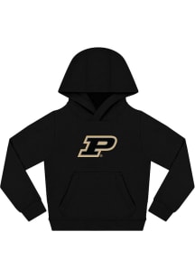 Toddler Black Purdue Boilermakers Primary Logo Long Sleeve Hooded Sweatshirt