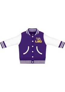 LSU Tigers Toddler Purple Varsity Outerwear Light Weight Jacket