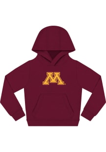 Toddler Maroon Minnesota Golden Gophers Primary Logo Long Sleeve Hooded Sweatshirt