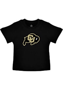 Colorado Buffaloes Toddler Black Primary Logo Short Sleeve T-Shirt