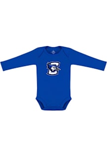 Creighton Bluejays Baby Blue Primary Logo Long Sleeve One Piece