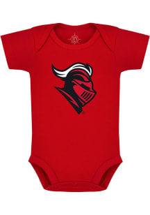 Baby Red Rutgers Scarlet Knights Primary Logo Short Sleeve One Piece