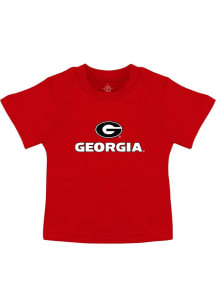 Georgia Bulldogs Toddler Red Primary Logo Short Sleeve T-Shirt