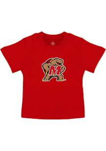 Maryland Terrapins Toddler Red Primary Logo Short Sleeve T-Shirt