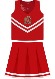 Toddler Girls Red Maryland Terrapins Primary Logo Cheer Sets