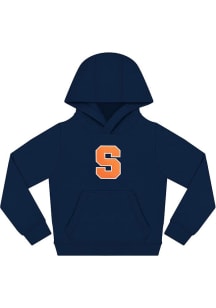 Syracuse Orange Youth Navy Blue Primary Logo Long Sleeve Hoodie