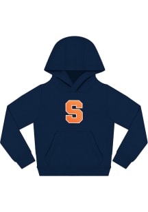 Syracuse Orange Toddler Navy Blue Primary Logo Long Sleeve Hooded Sweatshirt