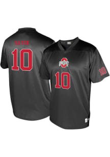 Julian Sayin Genuine Collective Mens Black Ohio State Buckeyes NIL Player Name and Number Football..