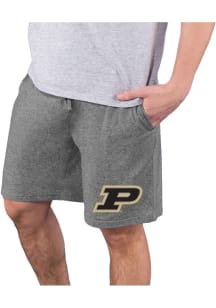 Mens Purdue Boilermakers Charcoal Concepts Sport Quest Shorts