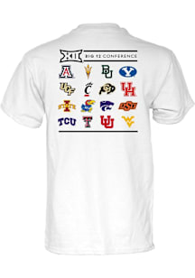 Blue 84 Big 12 White All Team Short Sleeve T Shirt