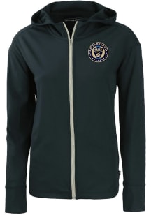 Cutter and Buck Philadelphia Union Womens Navy Blue Daybreak Light Weight Jacket