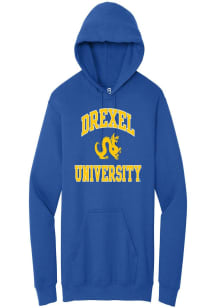 Mens Drexel Dragons Blue Summit Sportswear No 1 Primary Hooded Sweatshirt