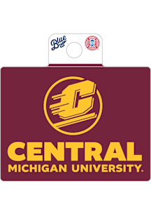 Central Michigan Chippewas Juniors Mascot Screen Stickers - Maroon
