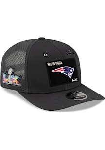 New Era New England Patriots Super Bowl LX Opening Night 9SEVENTY Stretch Snap Adjustable Hat - Bl..