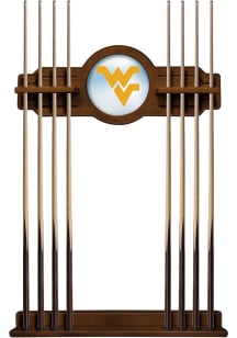 West Virginia Mountaineers Solid Wood Cue Rack Pool Table