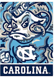 North Carolina Tar Heels Justin Patten Garden Flag - Light Blue
