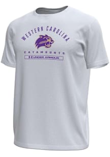 Under Armour Western Carolina White Name Tech Stretch Short Sleeve T Shirt
