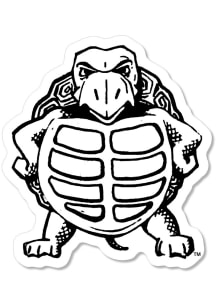 Red Maryland Terrapins 2&quot; Vintage Black/White Hands Up Dizzler Stickers
