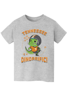 Vive La Fete Tennessee Volunteers Youth Grey Dino-Riffic Short Sleeve T-Shirt