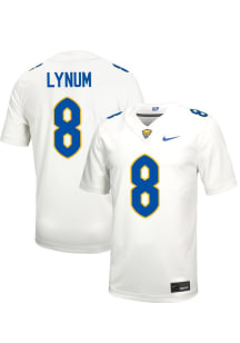 Tamon Lynum  Mens White Pitt Panthers Football Name And Number Football Jersey