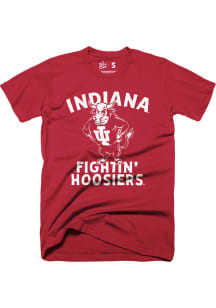 Red Indiana Hoosiers Fightin Hoosiers Short Sleeve Fashion T Shirt