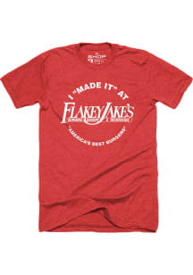 The Shop Indy Indianapolis Red Flakey Jakes Short Sleeve Tee