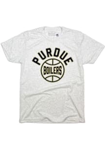 Purdue Boilermakers Grey Boiler Basketball Short Sleeve Fashion T Shirt