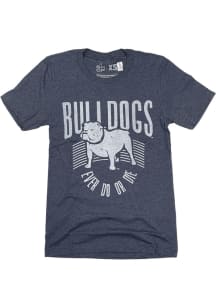 Butler Bulldogs Navy Blue BULLDOG Short Sleeve Fashion T Shirt