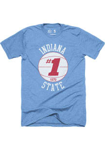 Indiana State Sycamores Blue BASKETBALL Short Sleeve Fashion T Shirt