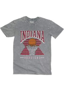 Indiana Hoosiers Basketball Short Sleeve T Shirt - Grey