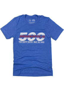 The Shop Indy Indianapolis Heather Royal 1982 Indy 500 Short Sleeve Tee