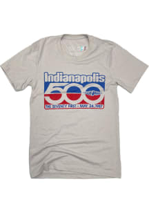 The Shop Indy Indianapolis Cool Grey Heather 1987 Indy 500 Short Sleeve Tee
